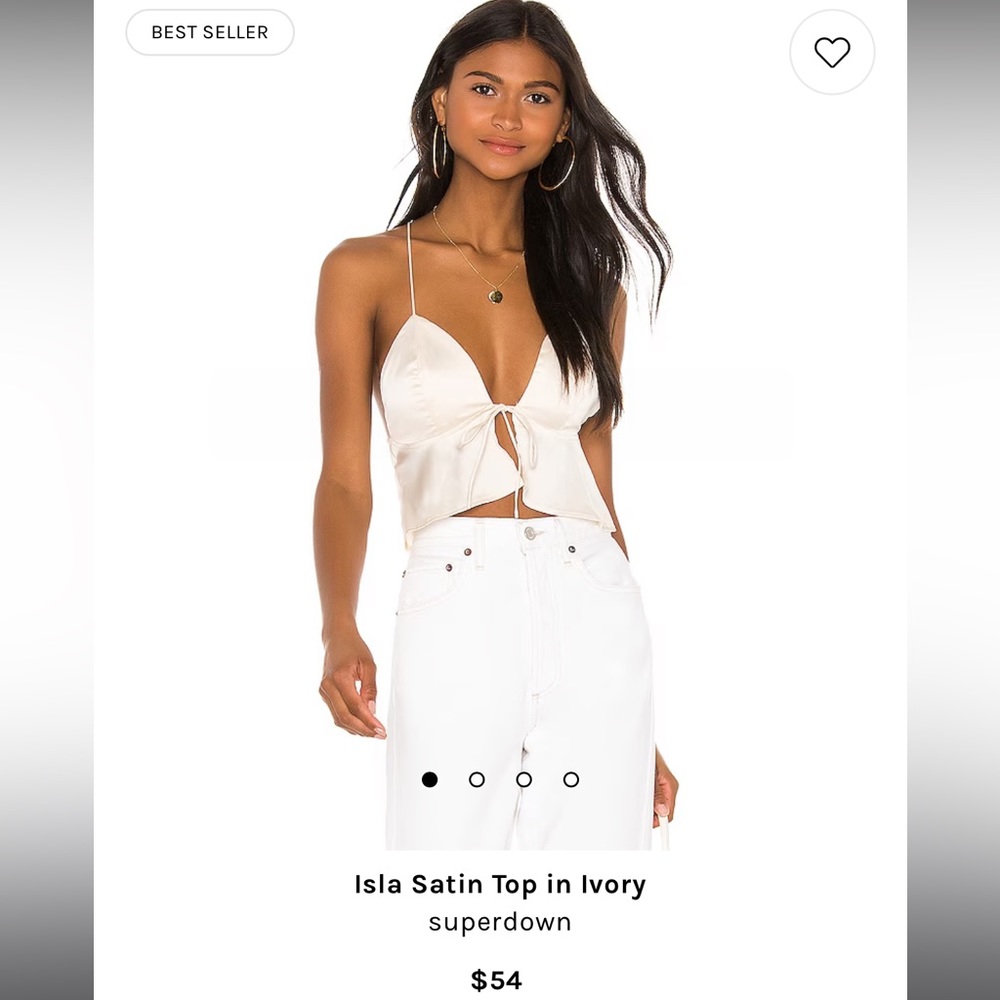 Revolve Superdown Tie Tank Top